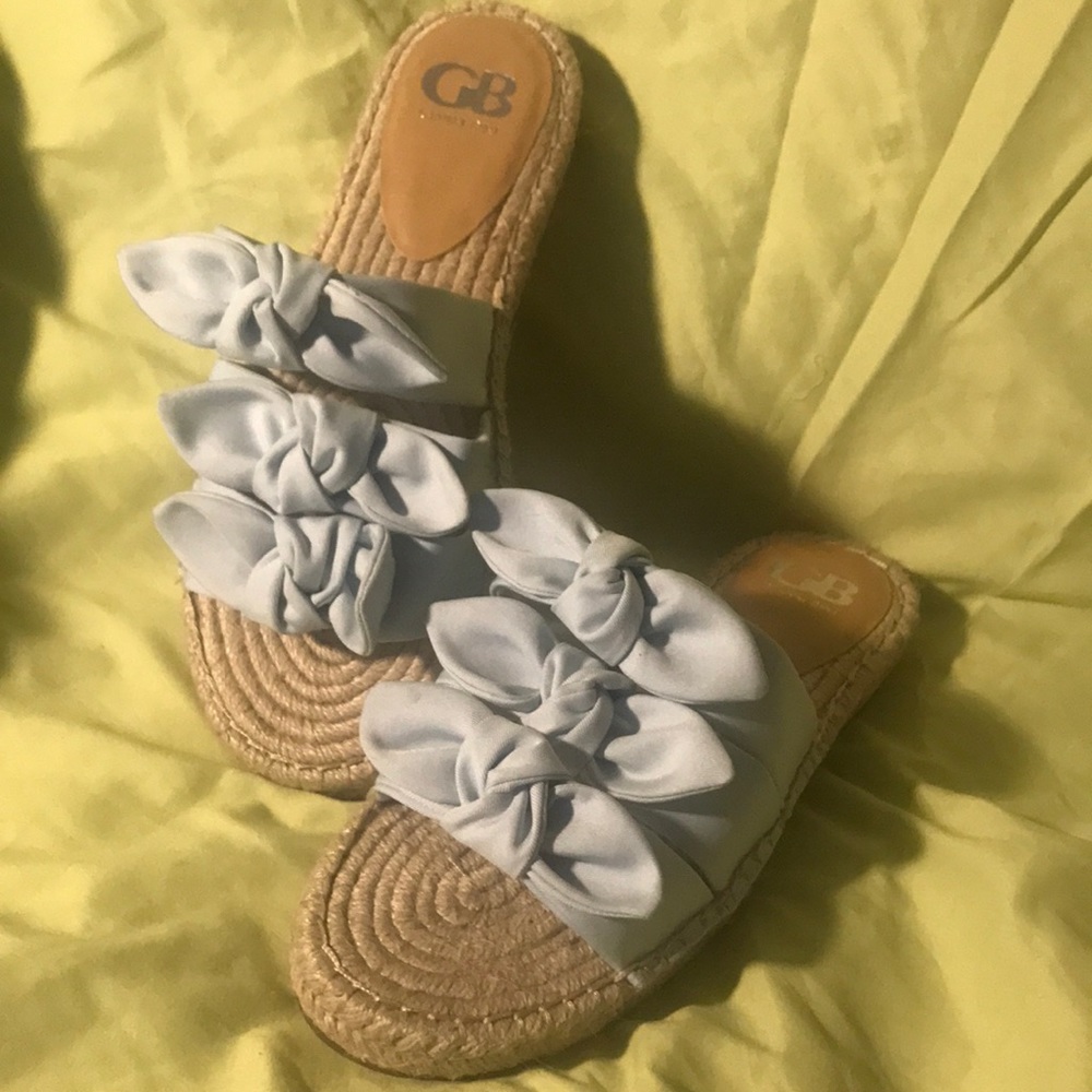 Like new Gianni Bini espadrille slides